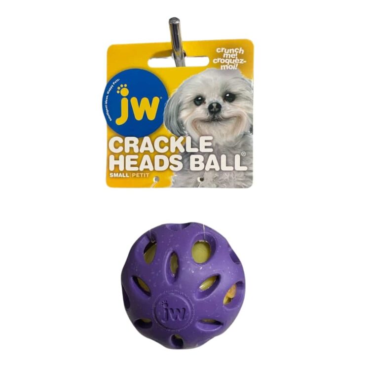JW Crackle Heads Ball Small Petit - Imagen 4