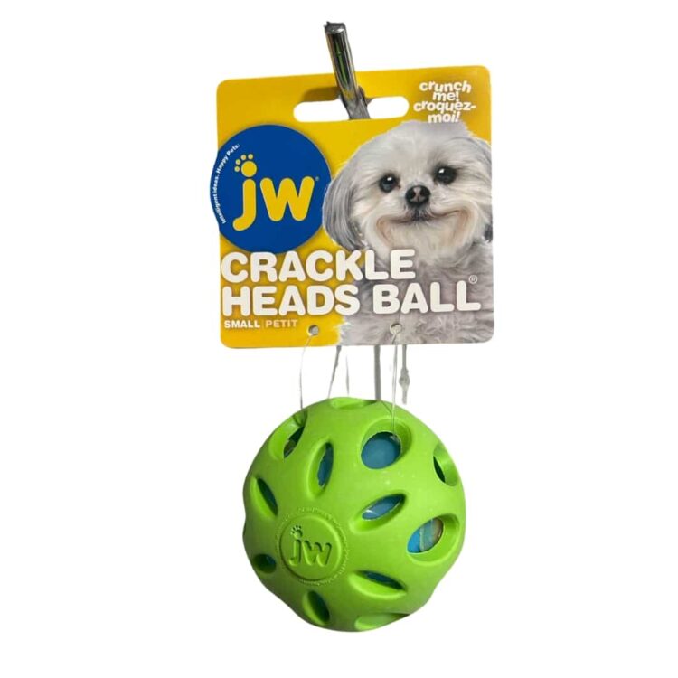 JW Crackle Heads Ball Small Petit - Imagen 3
