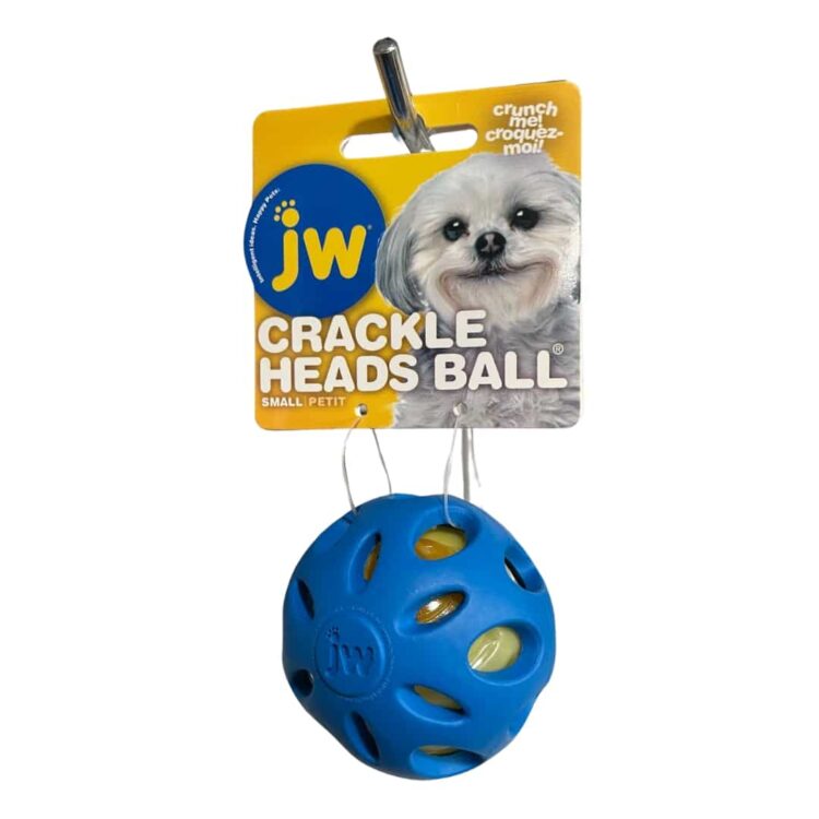 JW Crackle Heads Ball Small Petit - Imagen 2