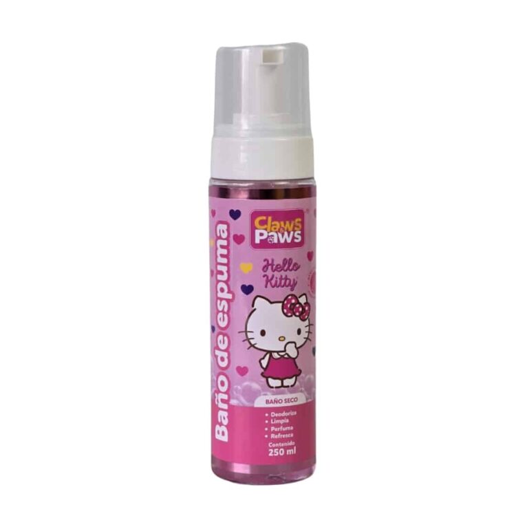 Claws and Paws Baño de Espuma en Seco Hello Kitty