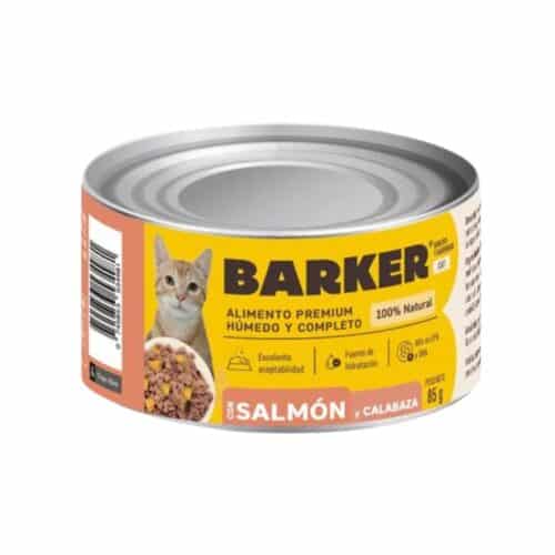 Barker Cat Alimento Húmedo – Salmón y Calabaza