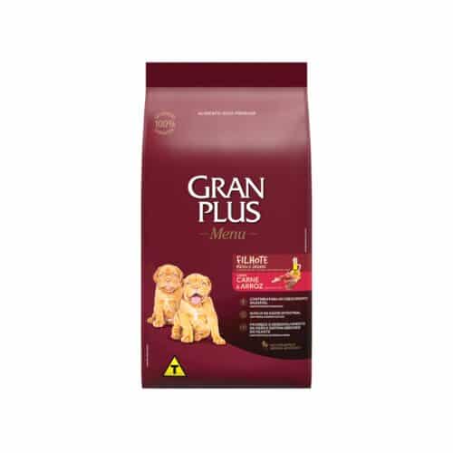 Gran Plus Menú Cachorro Perro Pequeño Carne y Arroz