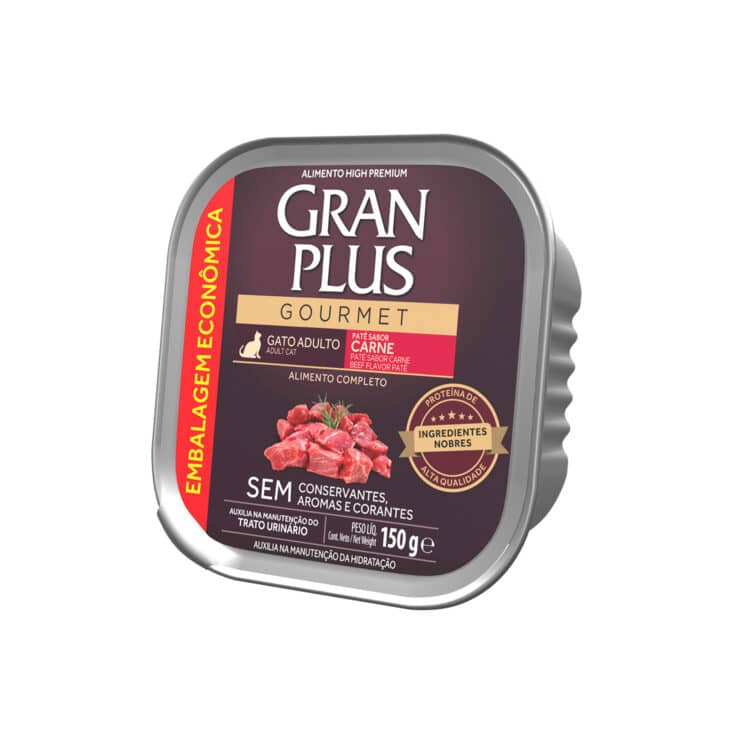 Gran Plus Paté Gourmet Gato Adulto Sabor Carne - Imagen 2