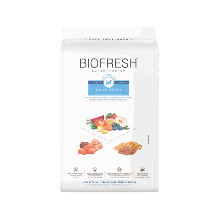 Biofresh Perro Cachorro Medium Mix de Carnes de Res