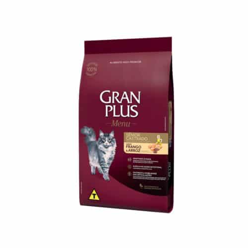 Gran Plus Menú Gato Adulto Senior Castrado Pollo y Arroz