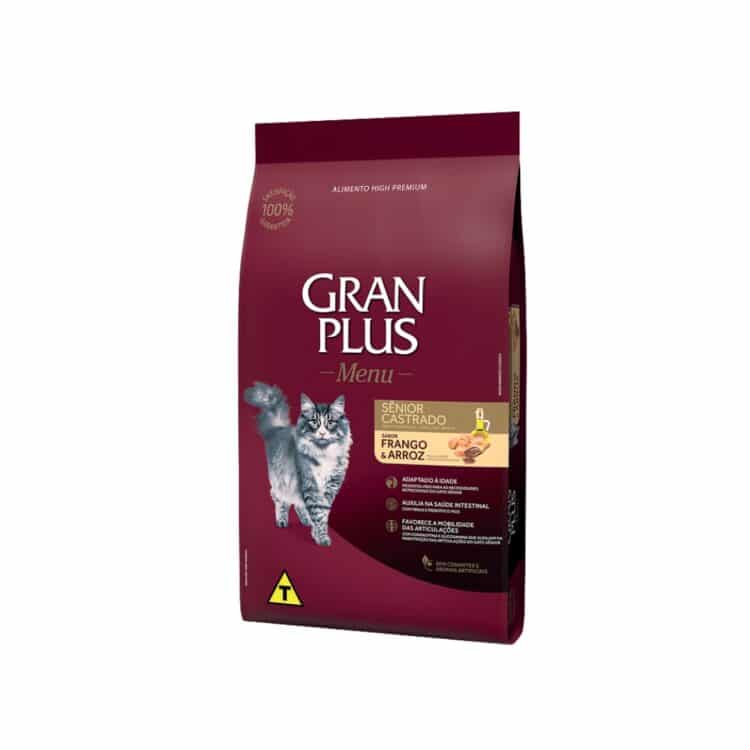 Gran Plus Menú Gato Adulto Senior Castrado Pollo y Arroz