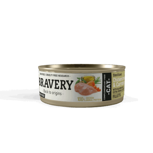 Bravery Chicken and Carrots Sterilized Cat Wet Food