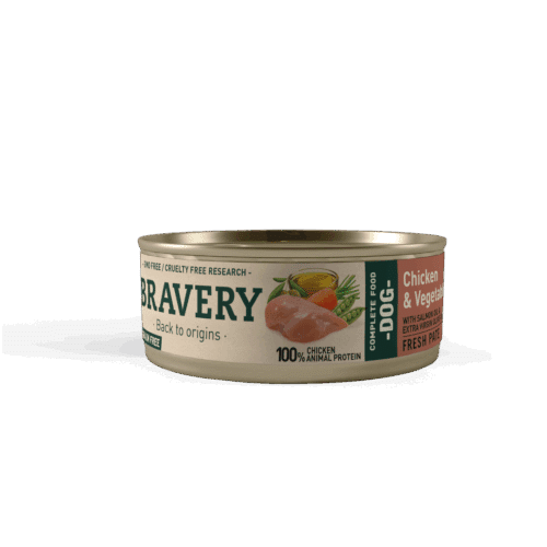 Bravery Chicken and Vegetables Adult Dog Wet Food