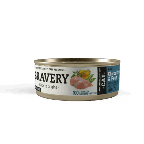 Bravery Chicken and Peas Adult Cat Wet Food