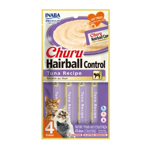 Churu Hairball Control Tuna Recipe 4 Unidades
