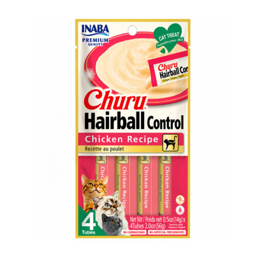Churu Hairball Control Chicken Recipe 4 Unidades