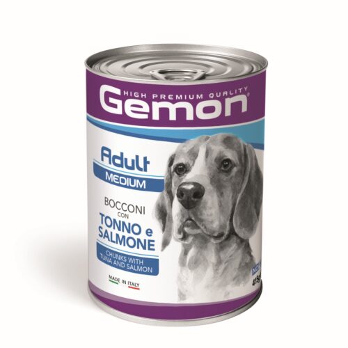 Gemon Adulto Medio Trozos Grandes con Atún y Salmón