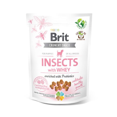 Brit Crunchy Snack Insects with Whey