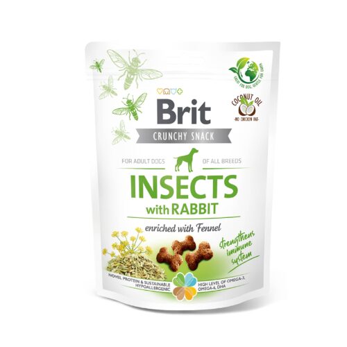 Brit Crunchy Snack Insects With Rabbit
